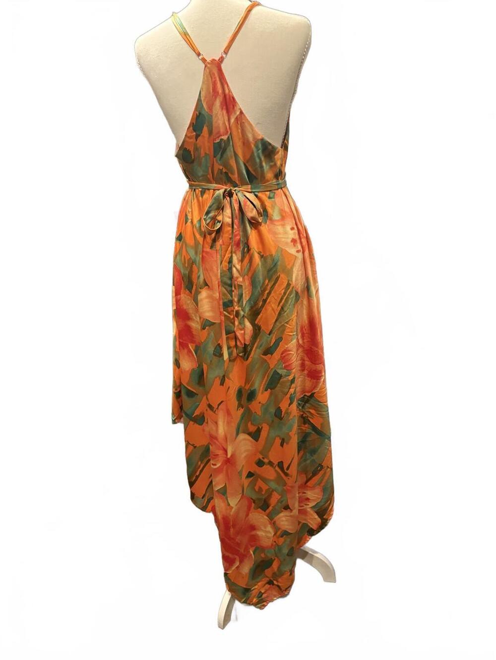 Y2K asymmetrical floral dress size small - Picture 5 of 8